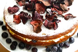 Lemon&Almond cake infused with lemon verbena syrup 